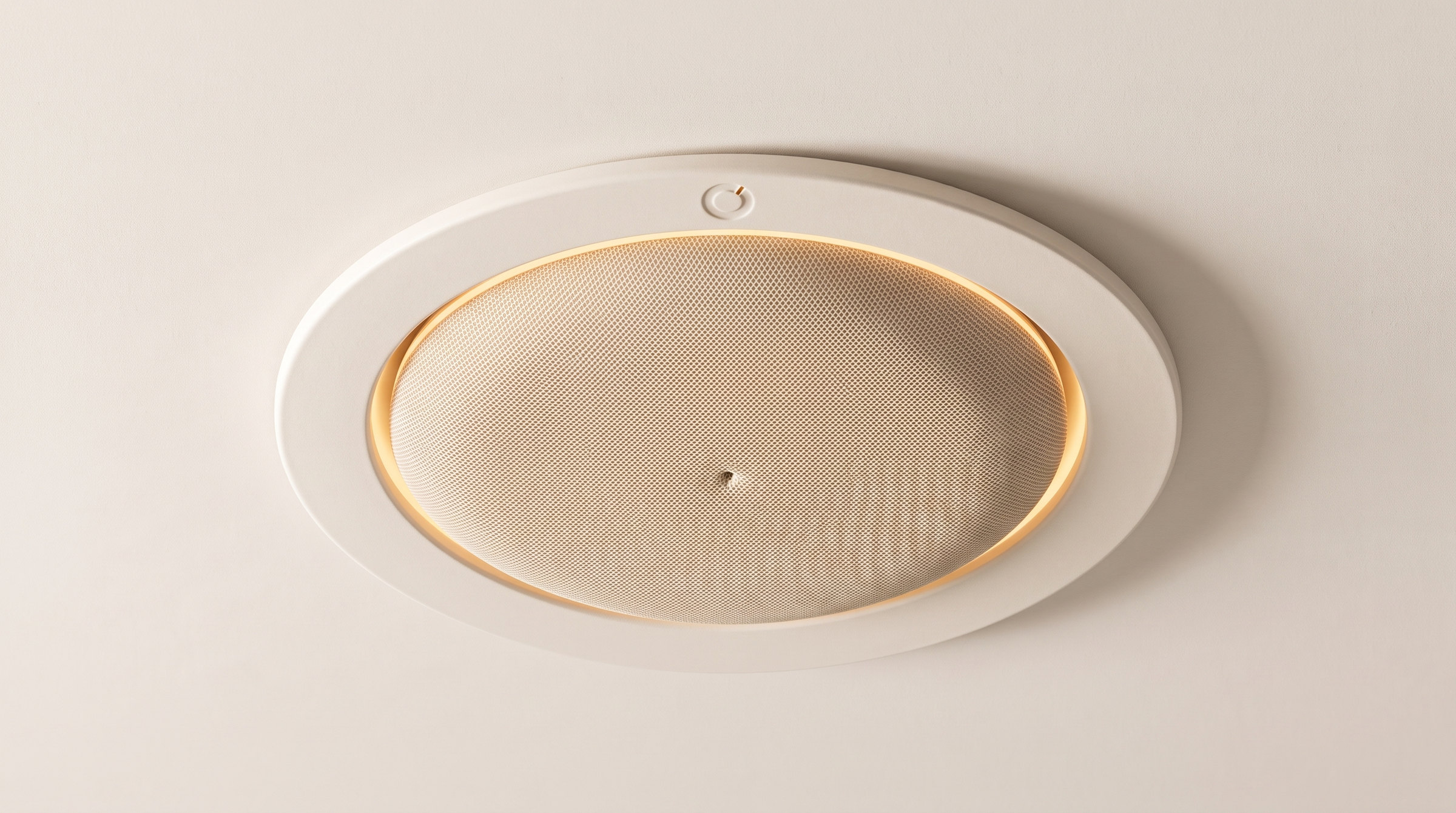 The Fall Sense unit in the ceiling